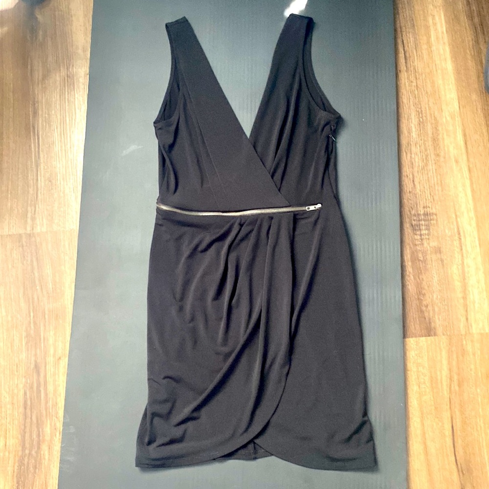 BCBGeneration Black Zipper Dress